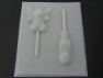 309sp Hawaiian Girl and Friend Chocolate or Hard Candy Lollipop Mold 